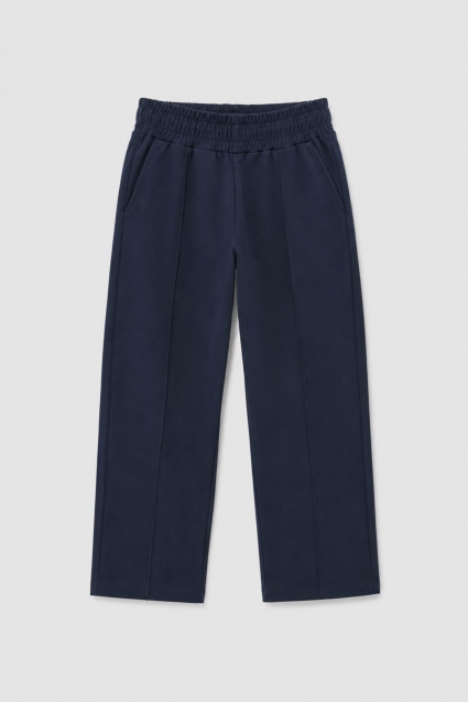 Pantaloni pentru fete, culoare albastru închis