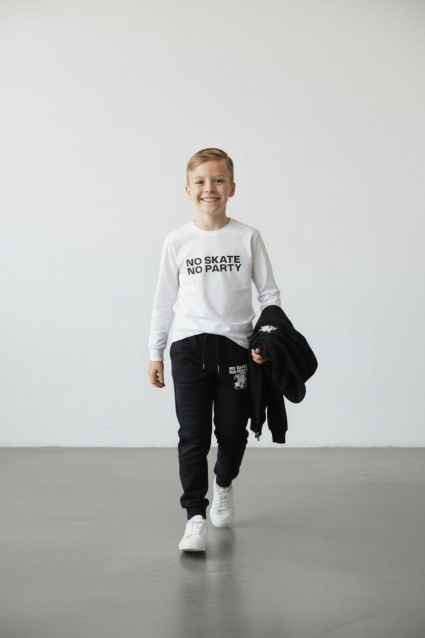 Gray long sleeve 3-piece set for boys