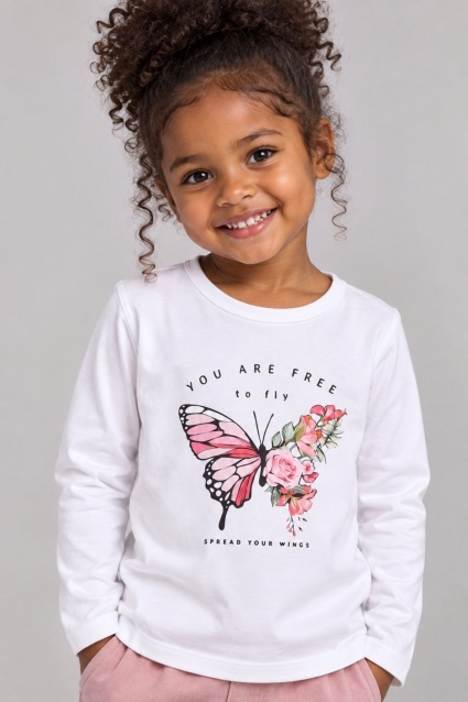 Blouse girl long sleeve