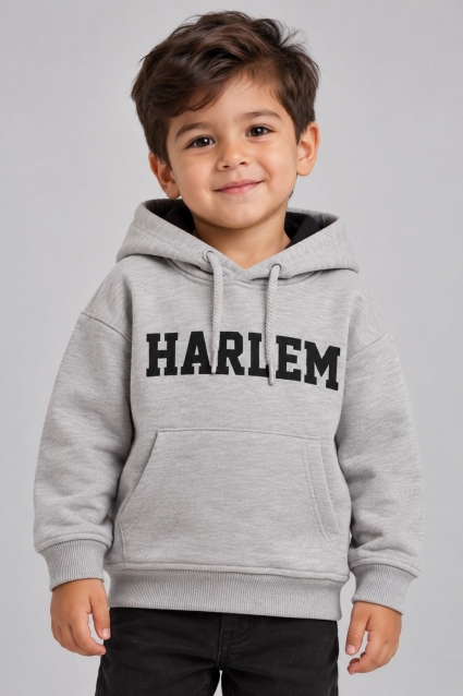 Children`s sweatshirt wad for boy, gray